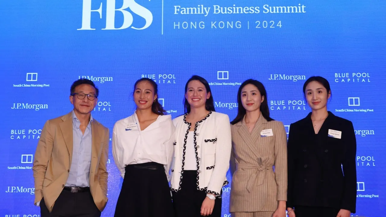 在香港家族企业峰会上揭秘奥运健儿郑勤文和郝绮颖的必胜心态